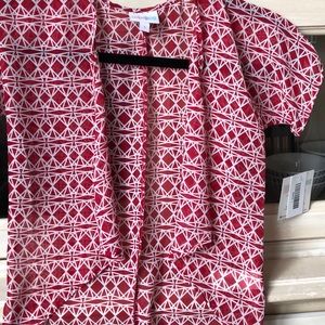 Kids Bianka cover up. Red and white. Size 1